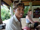 Wayan, Balinese yoga teacher at Oneworld retreat, Sukhjeetʼs assistant